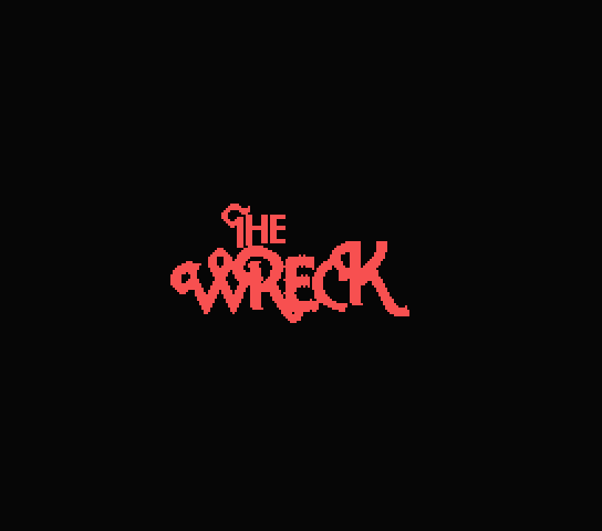 Wreck title screen for MSX